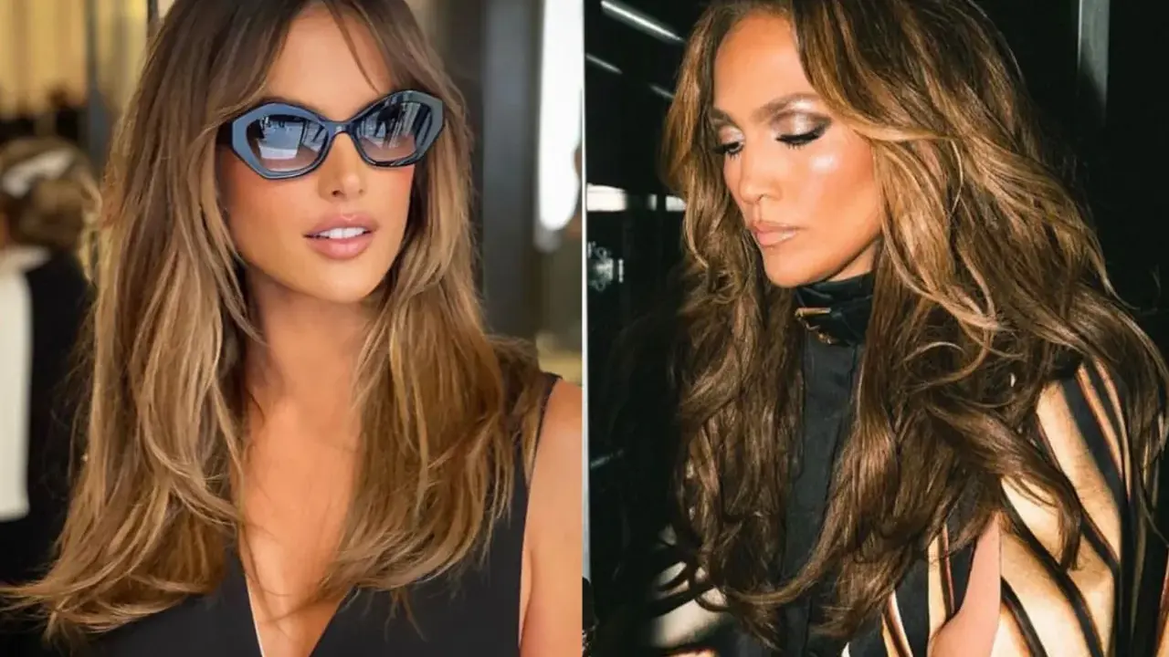 Capelli lunghi e mossi, con riflessi dorati che catturano la **summer light**. Due donne, due stili, un fascino radioso.