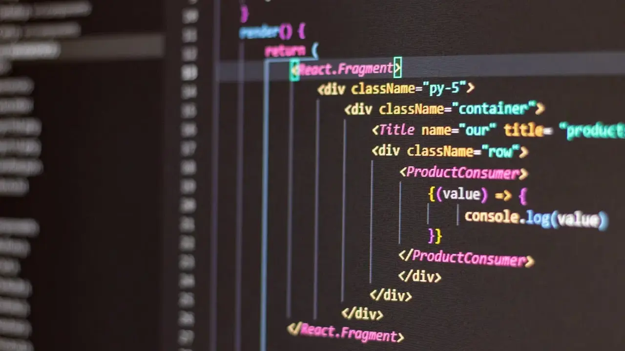 Gotowe skrypty JavaScript w React. Fragment renderuje listę produktów, każdy z konsolą logującą wartość.
