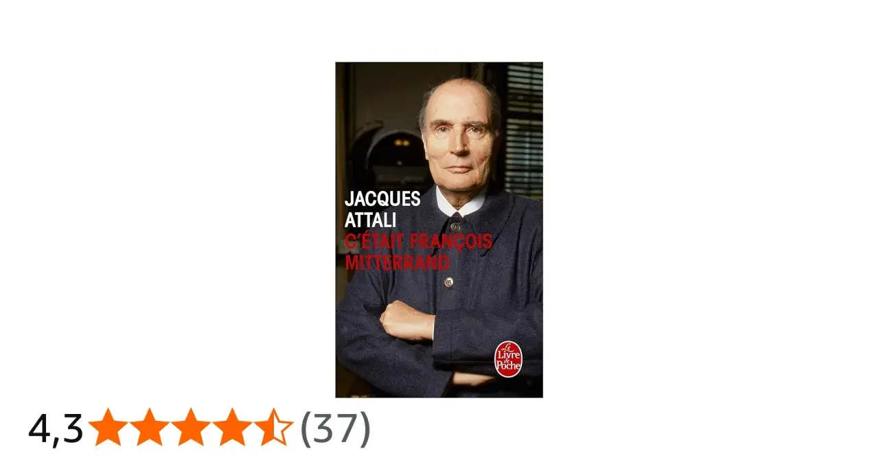 Copertina del libro "C'était François Mitterrand" di Jacques Attali.