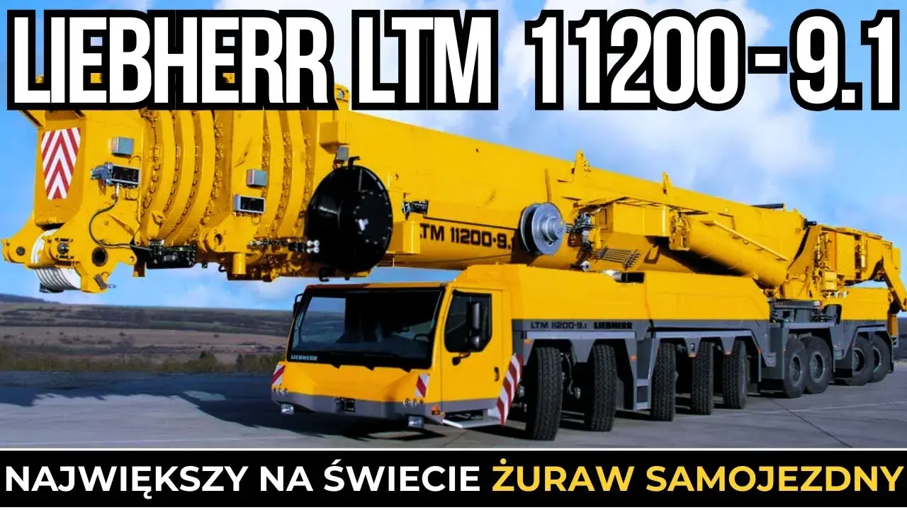 Ile waży dźwig? Ekspert wyjaśnia, co wpływa na ciężar.