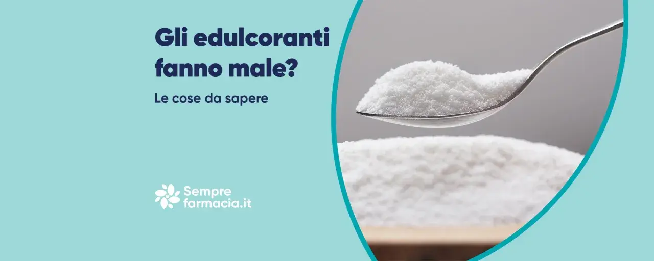 Gli edulcoranti fanno male? Una domanda importante. L'immagine mostra una cucchiaiata di dolcificante artificiale, suggerendo che ci siano cose da sapere sul suo impatto sulla salute.
