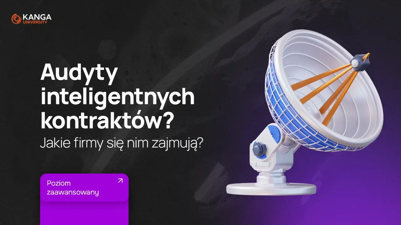 Antena satelitarna symbolizuje poszukiwanie informacji o audytach inteligentnych kontraktów.