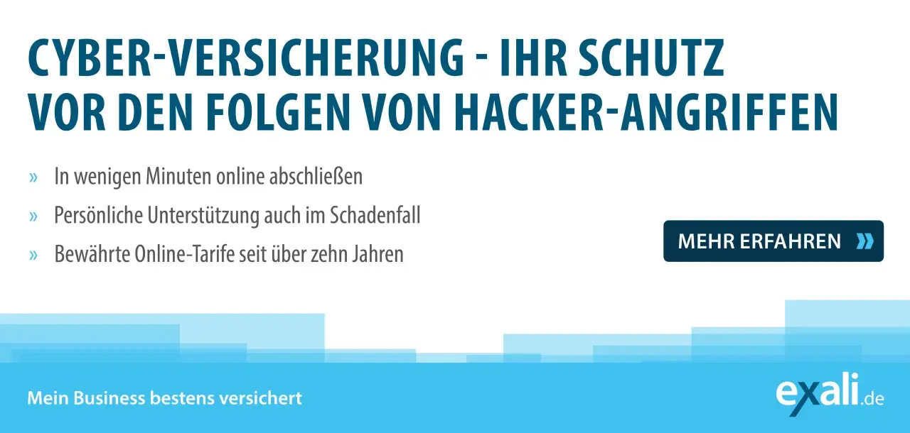 Cyber-Versicherung schützt vor Hackerangriffen. Was tun? Online abschließen, Unterstützung im Schadenfall, bewährte Tarife. Mehr erfahren.