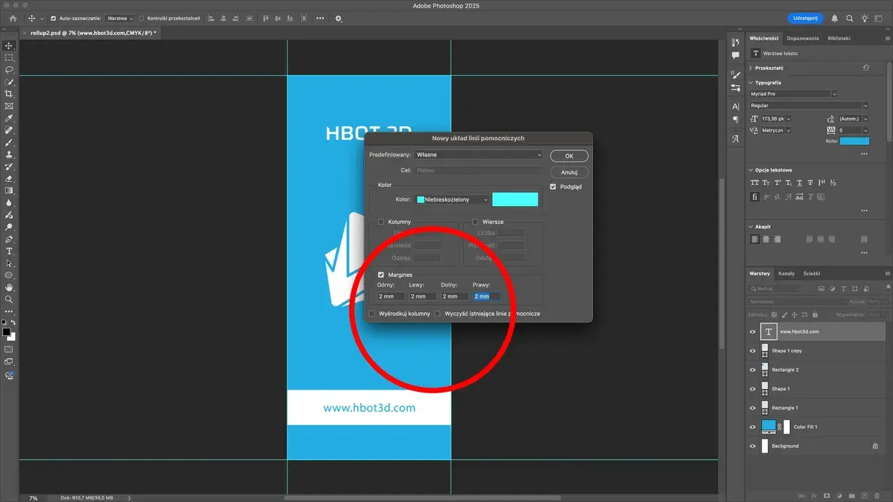 Spady w Photoshopie: Profesjonalny druk bez białych krawędzi