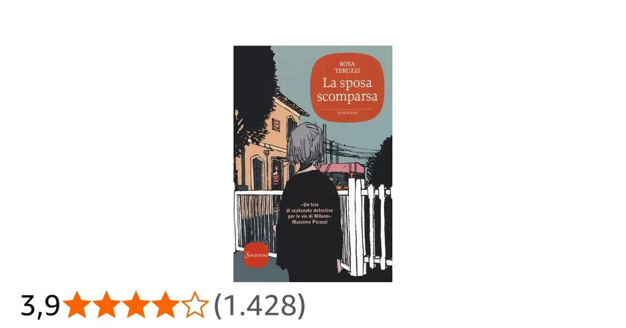 Copertina del libro "La sposa scomparsa" di Rosa Teruzzi, un romanzo che promette indagini avvincenti.