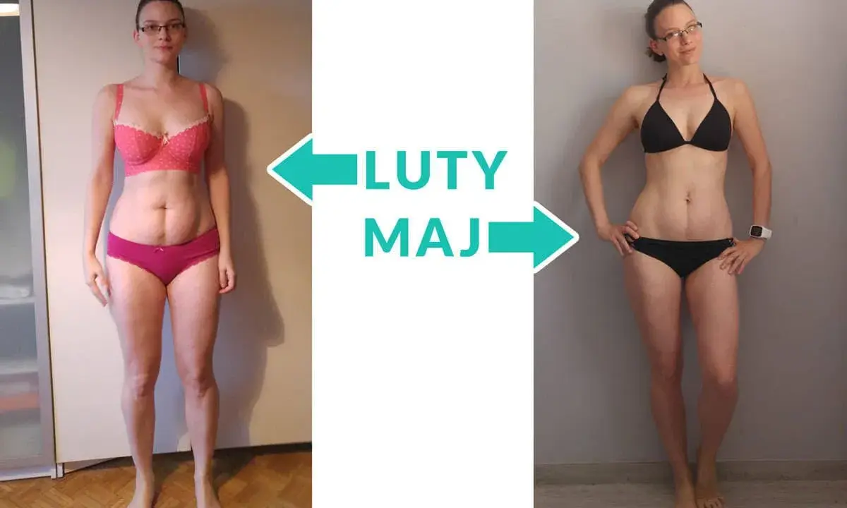 Metamorfoza kobiety od lutego do maja, widoczna na zdjęciach w bikini. Jazda na rowerze pomogła jej osiągnąć ten efekt.