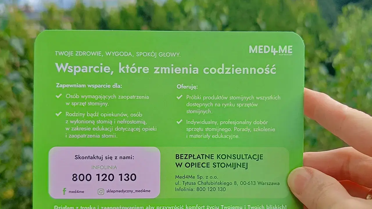 Wsparcie dla osób ze stomią i nefrostomią. Dowiedz się, urostomia co to, jak dbać o stomię i gdzie szukać pomocy. Bezpłatne konsultacje.