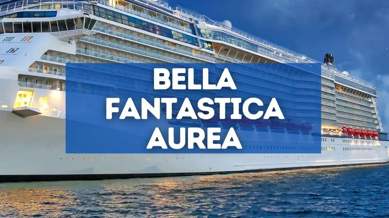 MSC: scopri la differenza tra un'esperienza bella e una fantastica. La nave da crociera imponente naviga in acque calme.