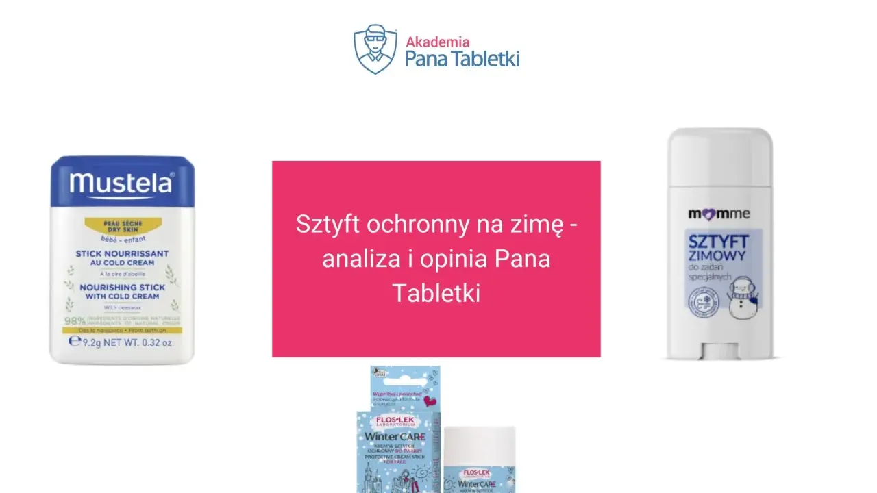Sztyft ochronny na zimę od Mustela, Momme i Flos-Lek. Idealny na otarcia i mroźne dni.