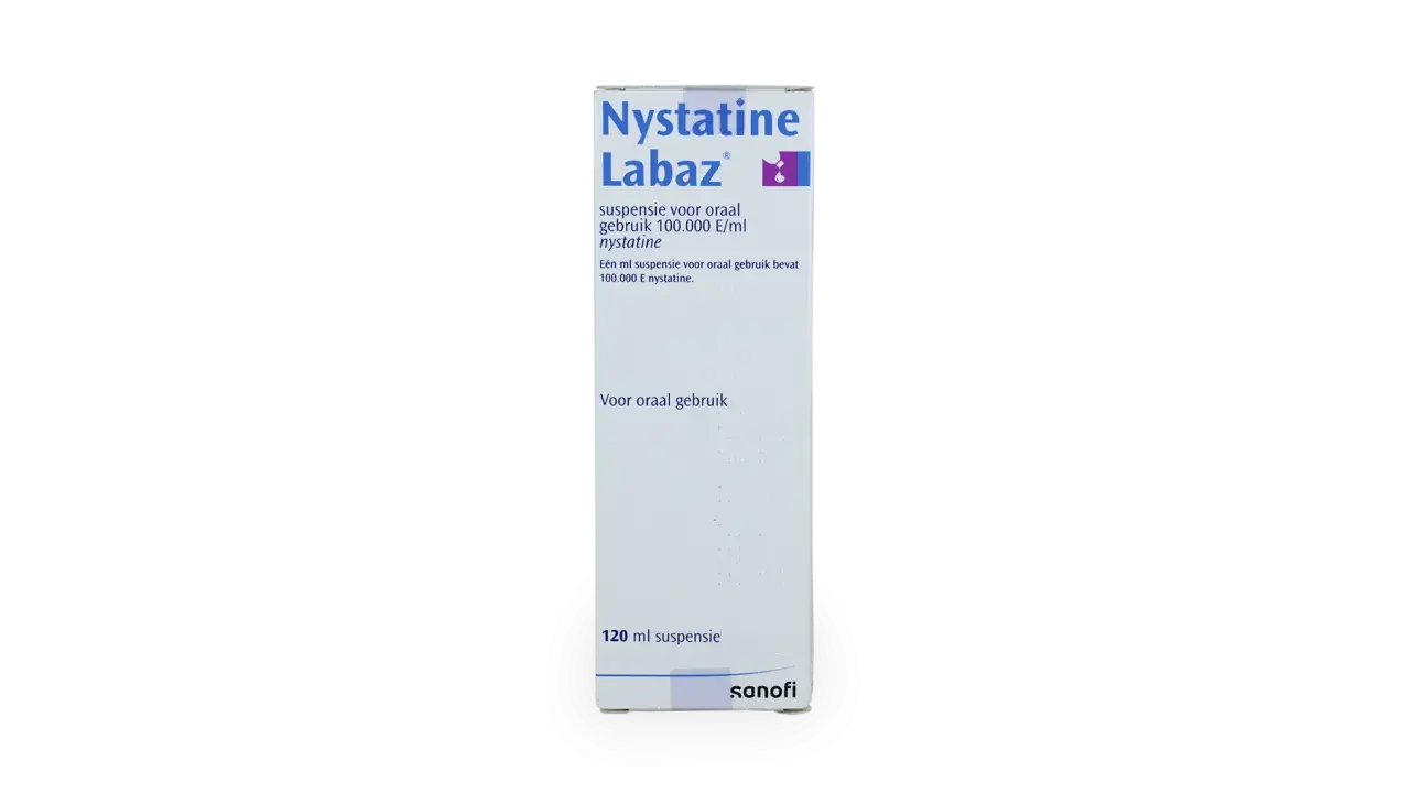 Nystatine Labaz, zawiesina doustna 120 ml. Nystatyna bez recepty, skuteczna w leczeniu infekcji grzybiczych.