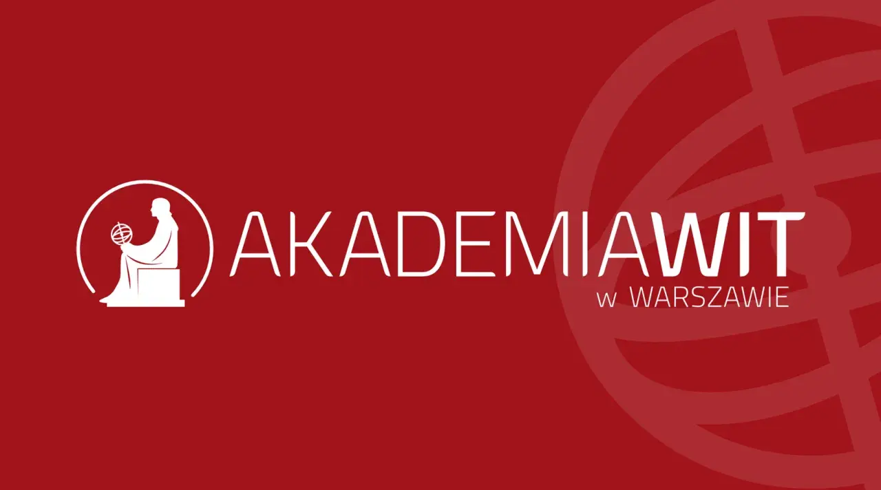 Logo Akademii WIT w Warszawie, wyższa szkoła informatyki stosowanej.