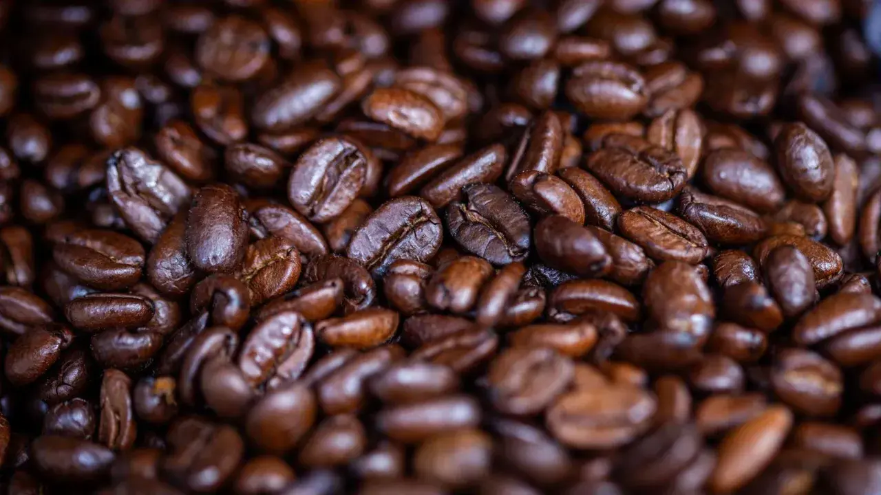 Nahaufnahme von gerösteten Kaffeebohnen. Ein Hauch von Magnesium könnte den Geschmack noch intensivieren.