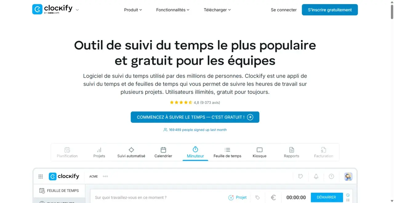 Application pour noter ses heures de travail Android gratuite. Clockify, l'outil populaire pour suivre le temps, est une solution gratuite pour les équipes.