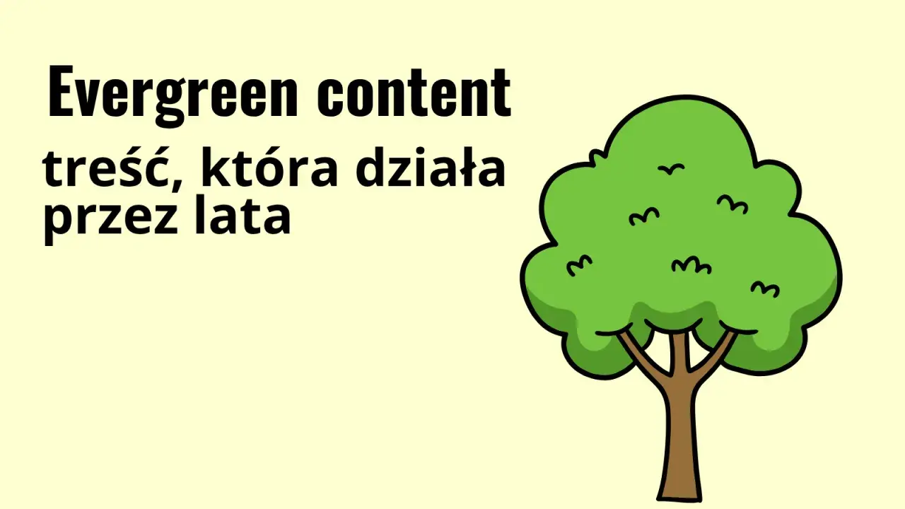 Evergreen content to treść, która działa przez lata, jak wiecznie zielone drzewo.