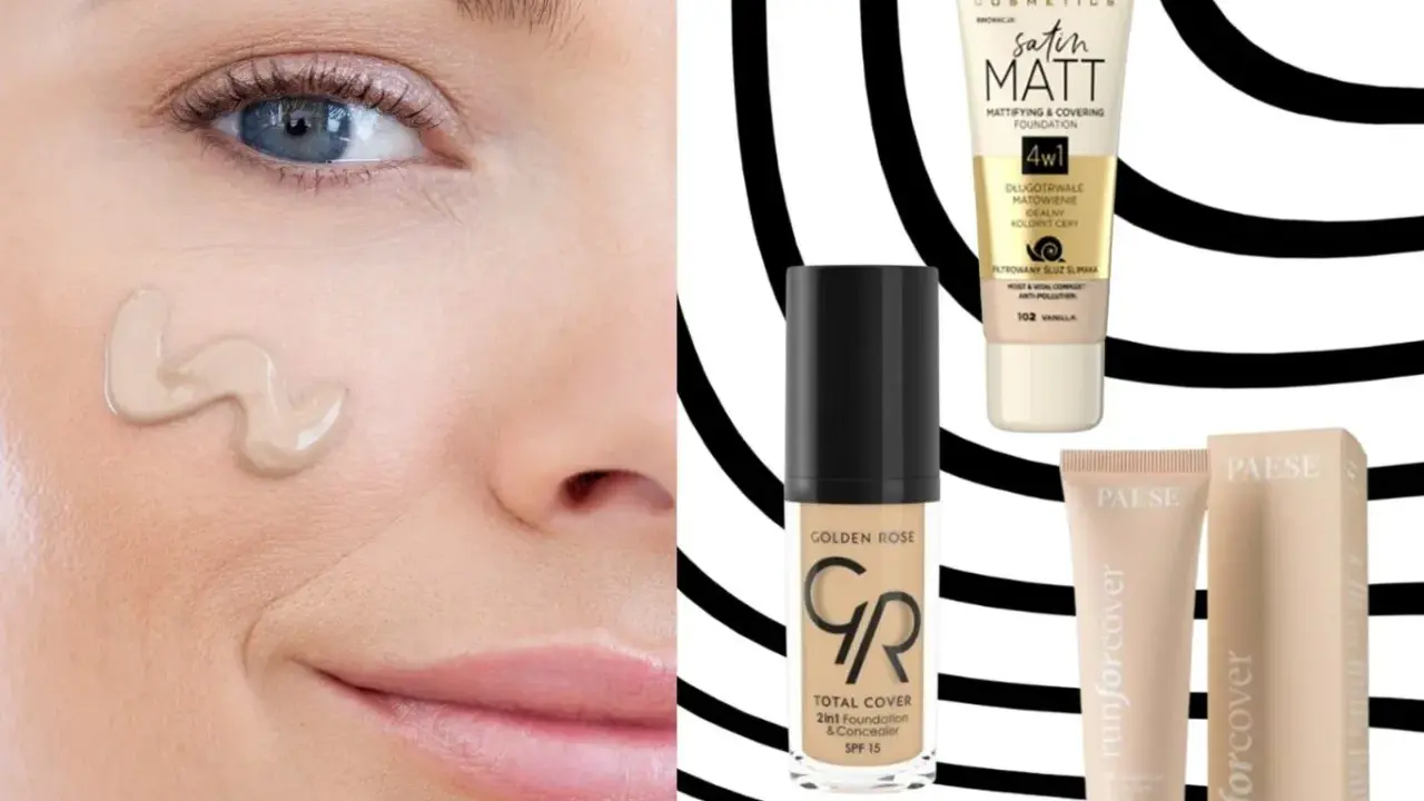Kremowa konsystencja podkładu Golden Rose Total Cover, Eveline Satin Matt i Paese Run For Cover – szukasz najlepszy podkład kryjacy?
