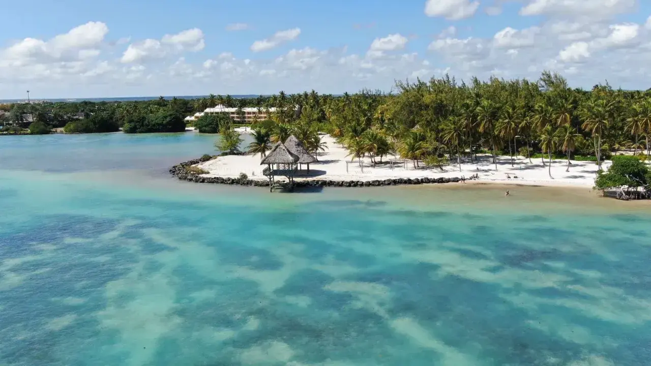 Rajska plaża z palmami i turkusową wodą. Czy Mauritius, warto? Zdecydowanie tak!