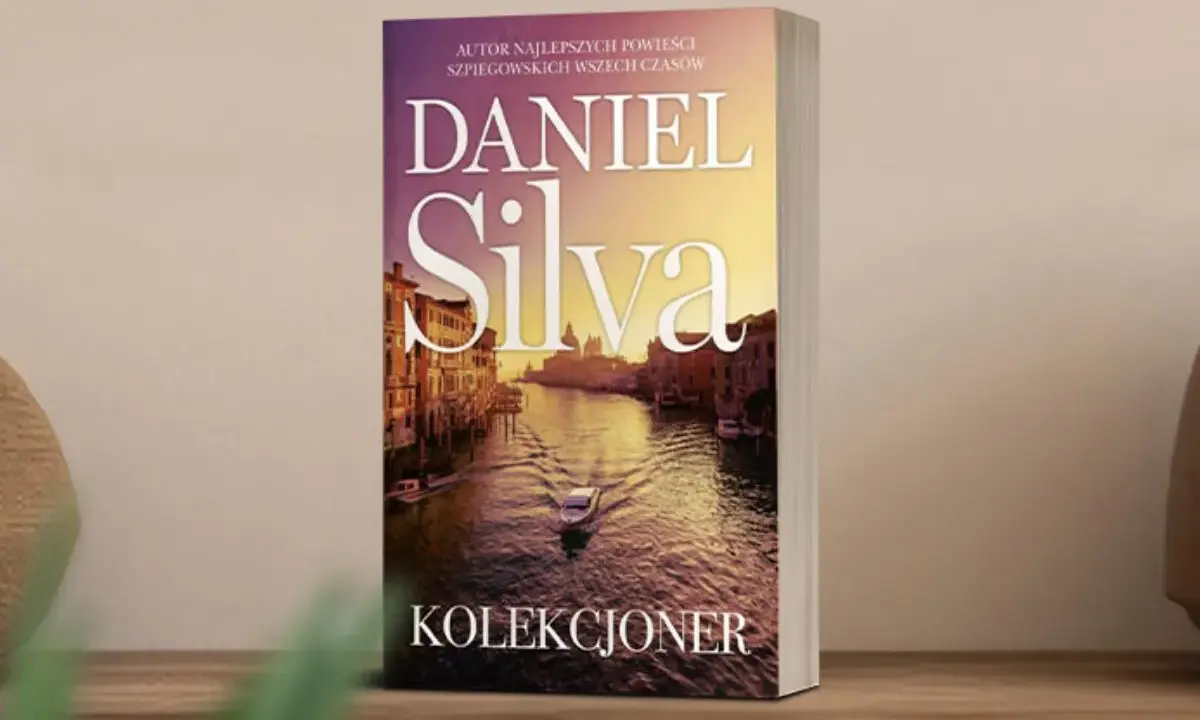 Okładka książki "Kolekcjoner" Daniela Silvy, autora najlepszych powieści szpiegowskich. Idealna pozycja do rozpoczęcia przygody z jego twórczością.