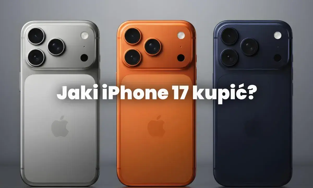 Trzy iPhone'y 17 w różnych kolorach: srebrny, pomarańczowy i granatowy. Zastanawiasz się, który iPhone ma najlepszy aparat?