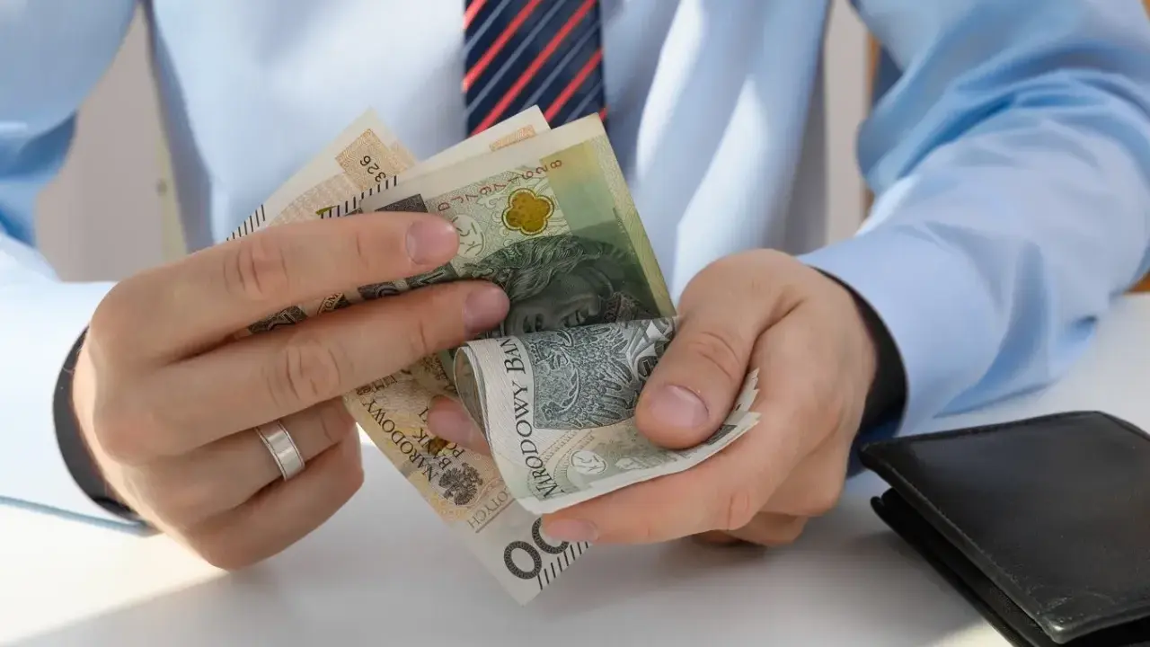 Dłonie liczą polskie banknoty. Zastanawiasz się, ile pracodawca płaci za pracownika przy najniższej krajowej?