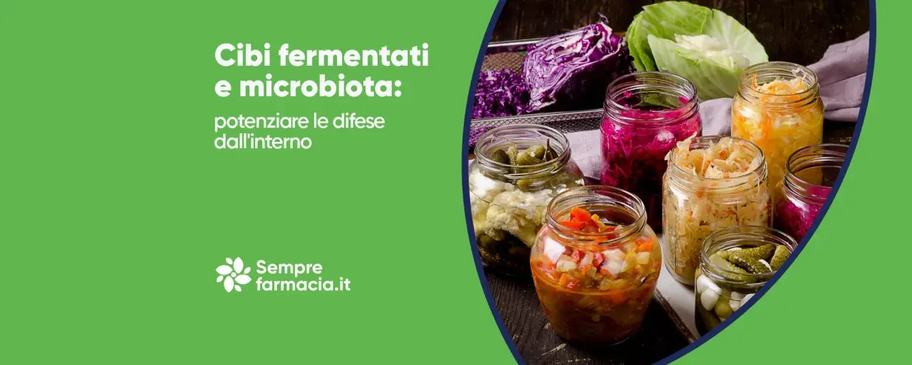 Cibi fermentati per una dieta che supporta il microbiota: un esempio di benessere dall'interno.