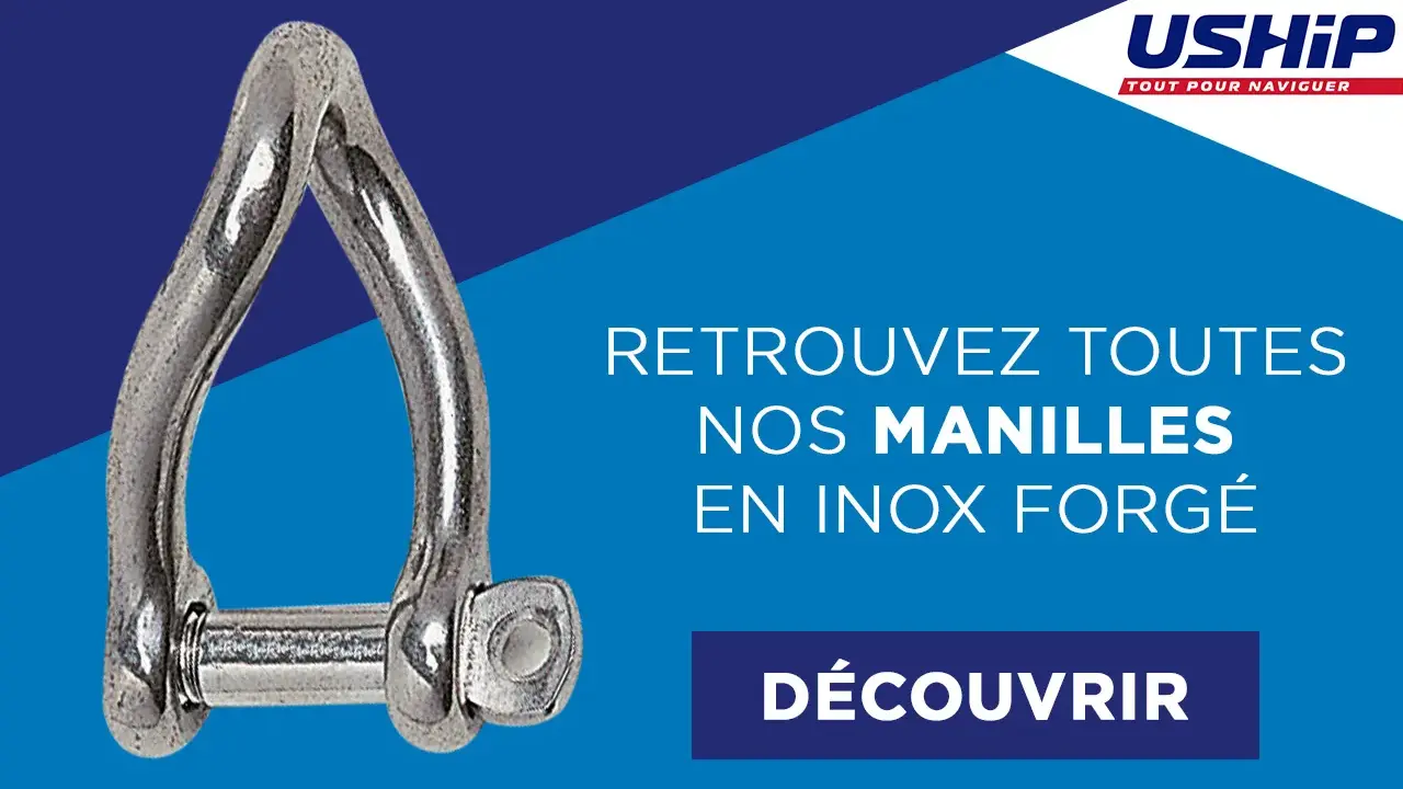 Une manille en inox forgé, solide et fiable, prête à l'emploi. Découvrez notre sélection.