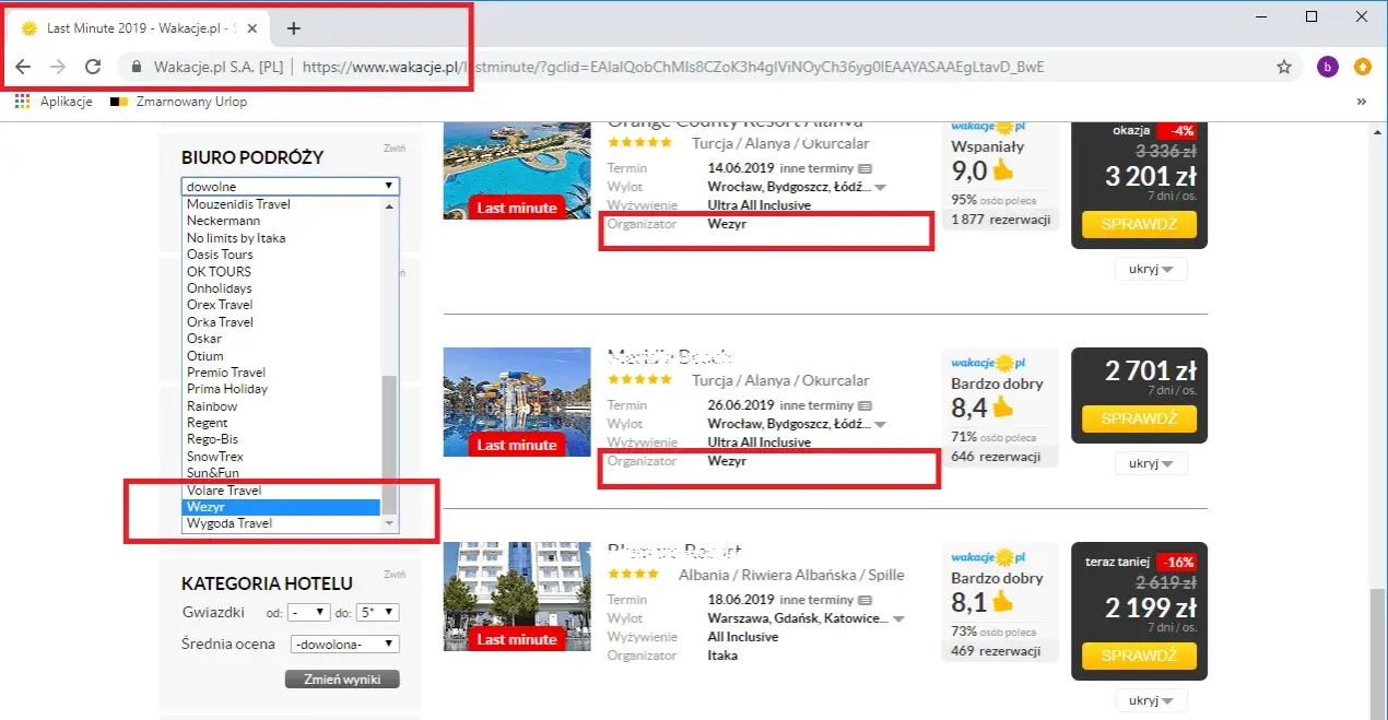 Coral Travel (Wezyr): Jak sprawdzić wiarygodność biura?
