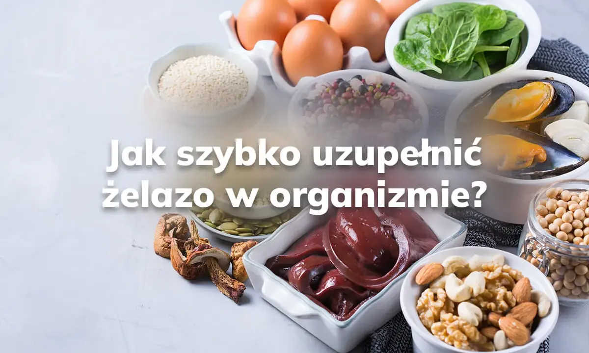 Jak szybko uzupełnić żelazo w organizmie? Na zdjęciu: wątróbka, jaja, szpinak, fasola, orzechy, nasiona, suszone grzyby i owoce morza.