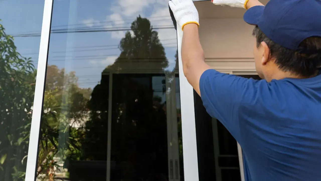 Instalador ajusta cristal de ventana. Consulta el precio cambiar cristal ventana para tu hogar.
