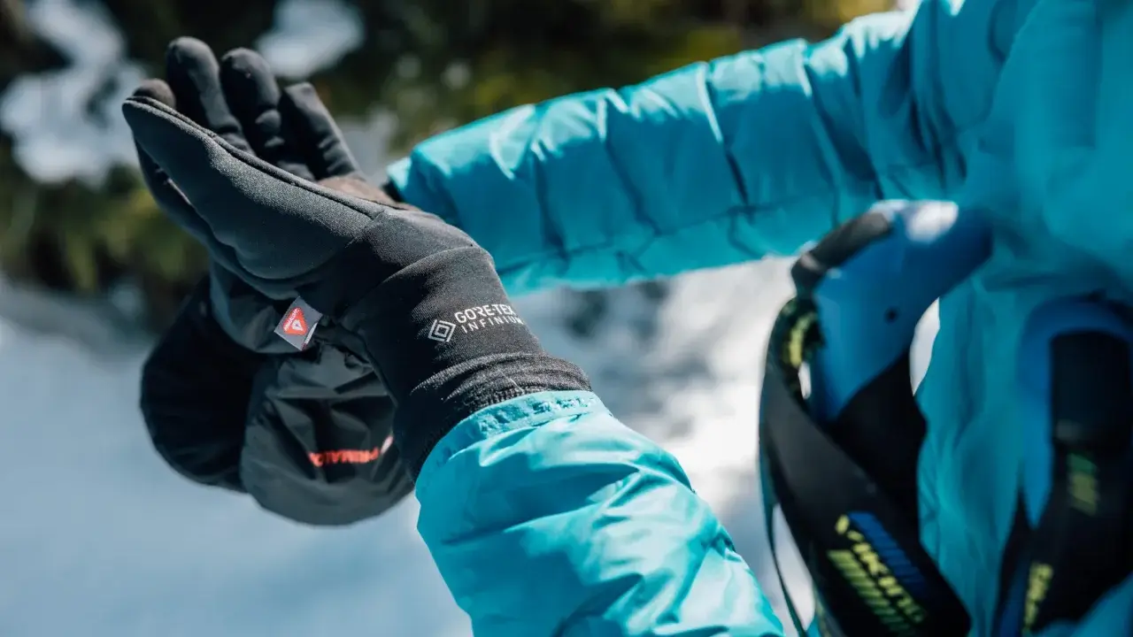 Rękawice z technologią GORE-TEX INFINIUM™ zapewniają doskonałe parametry w trudnych warunkach.