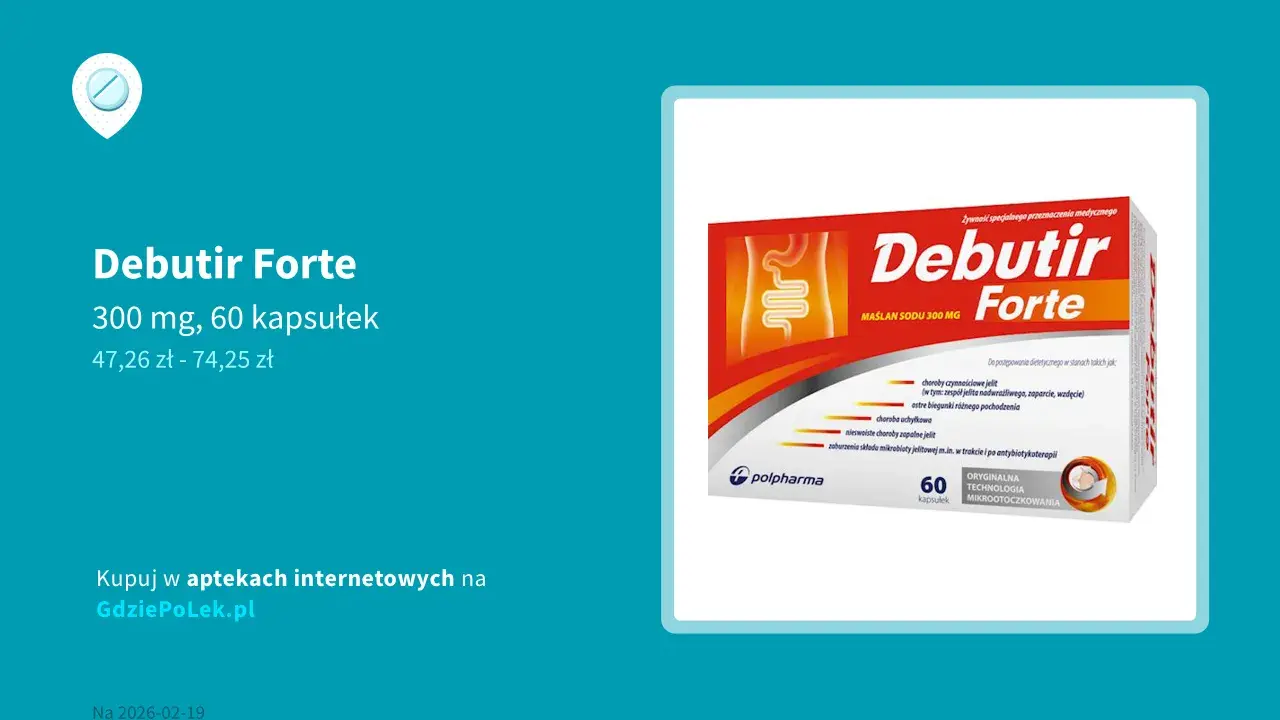 Debutir Forte: Skutki uboczne, wzdęcia, tycie? Poznaj fakty!