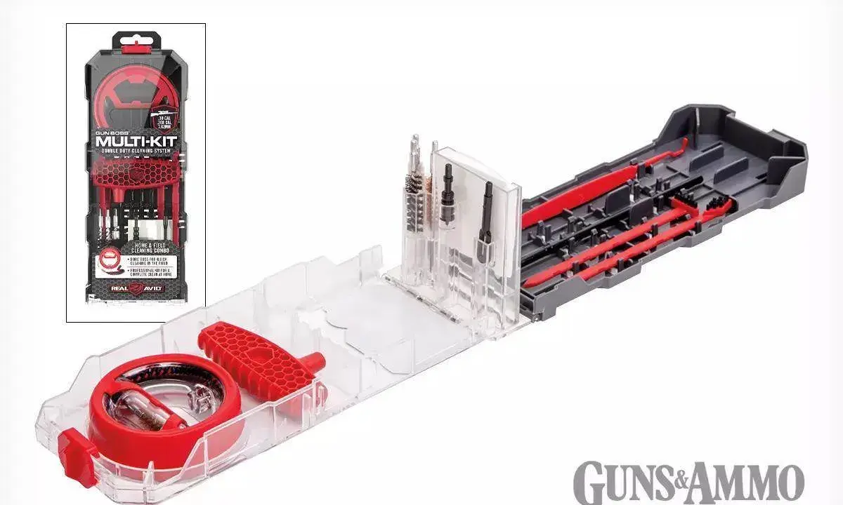 Zestaw do czyszczenia broni Gun Boss Multi-Kit. Dla każdego, kto jest **real avid** entuzjastą broni, to narzędzie jest niezbędne.