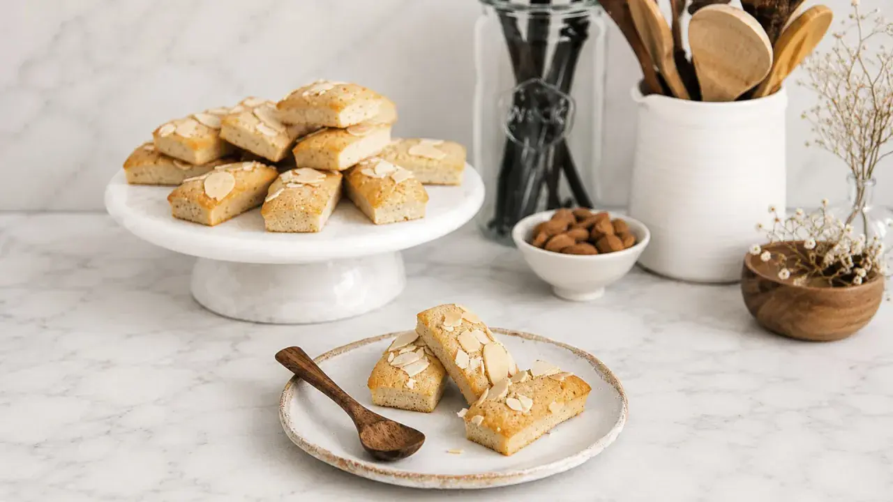 Délicieux financiers aux amandes, parfaits pour une recette gourmande.