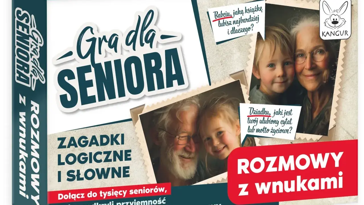 Gra dla seniora: zagadki logiczne i słowne, które zbliżają pokolenia. Rozmowy z wnukami pełne śmiechu i wspomnień.