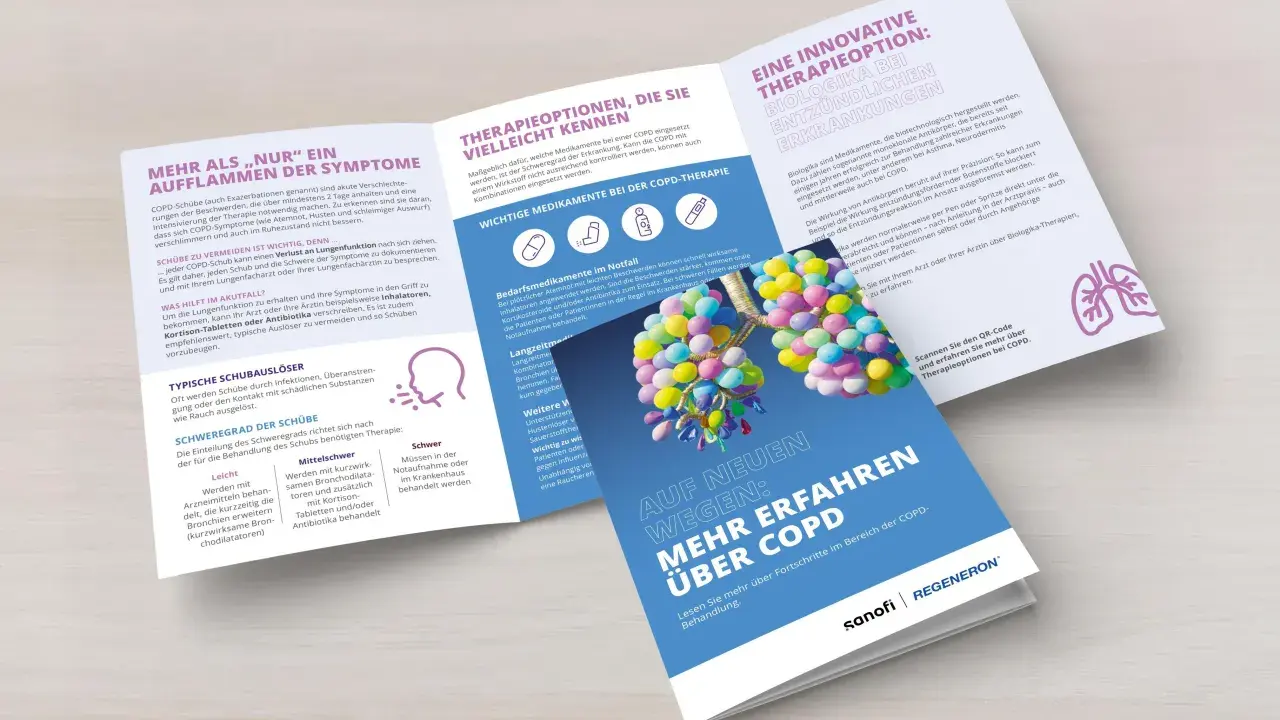 COPD-Schübe sind akute Verschlechterungen. Informationen zu Therapieoptionen und Medikamenten bei COPD.