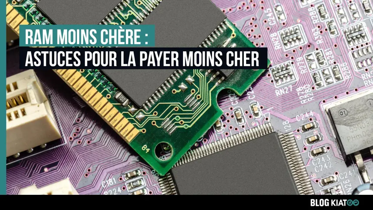 Carte mère avec des barrettes de RAM. Conseils pour choisir sa RAM et payer moins cher.