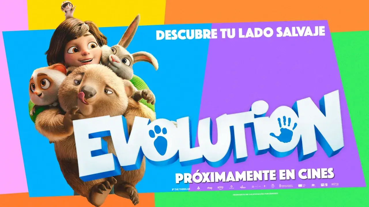 Los estrenos de cine infantil llegan con "Evolution", donde animales animados descubren su lado salvaje. ¡Una aventura para toda la familia!