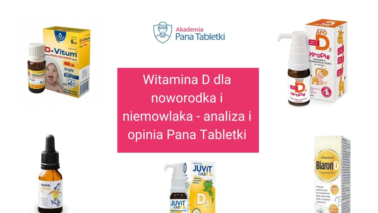 Wiele preparatów z witaminą D dla dzieci, np. D-Vitum, Krople APO D3, Juvit Baby D3, Biaron D. Jaka dawka witaminy D dla dzieci jest najlepsza?