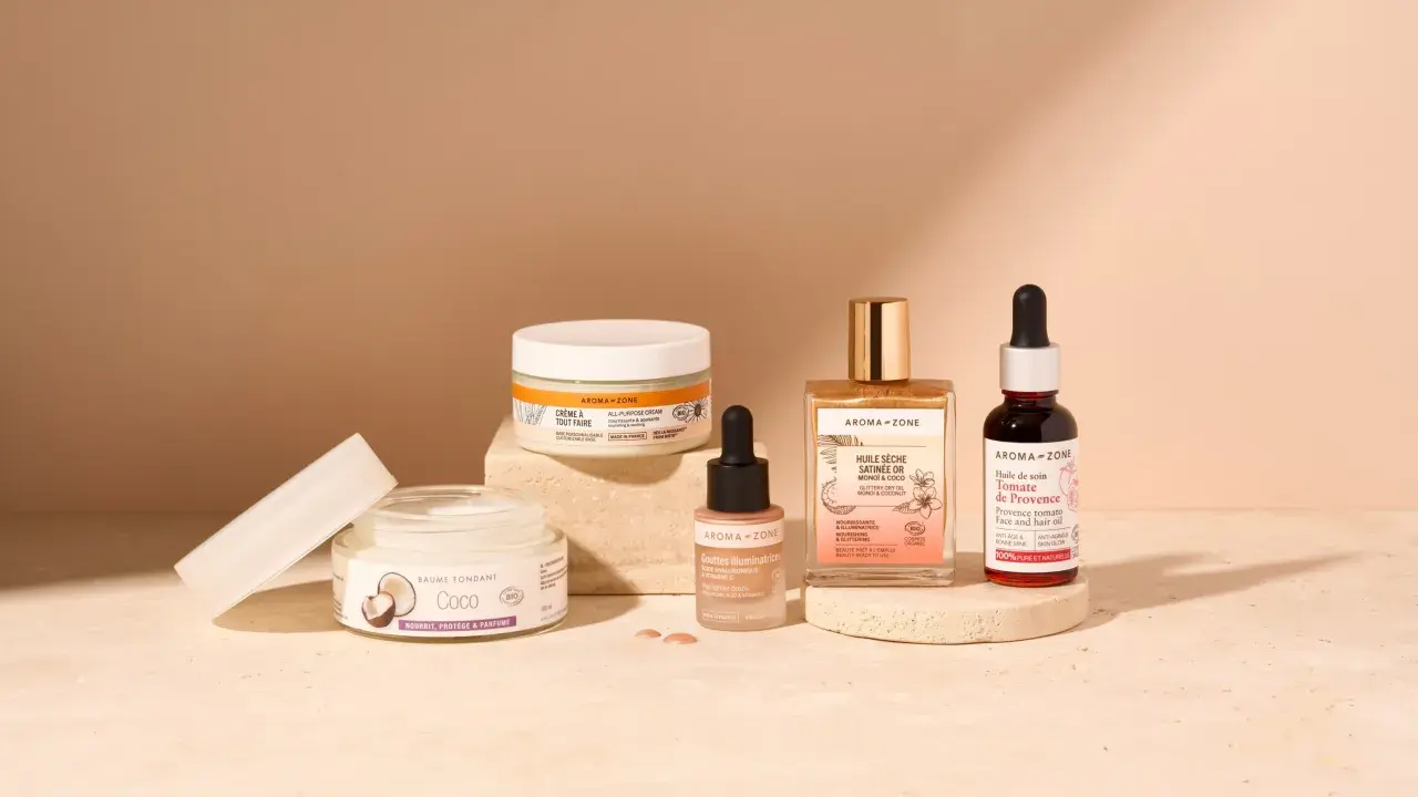 Des produits Aroma-Zone pour un teint hâlé, comme une recette de grand-mère pour comment bronzer vite. Huiles et crèmes pour un éclat naturel.