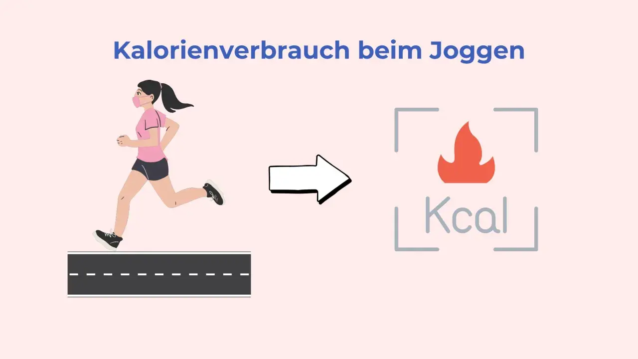 Eine Frau joggt und verbrennt dabei Kalorien. 30 min joggen kalorien frau.