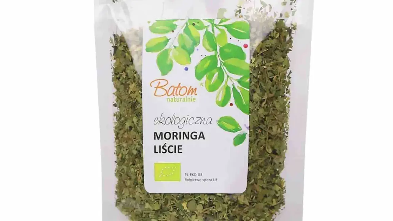Ekologiczna moringa liście Batom. Dowiedz się, moringa co to za roślina i jakie ma właściwości.
