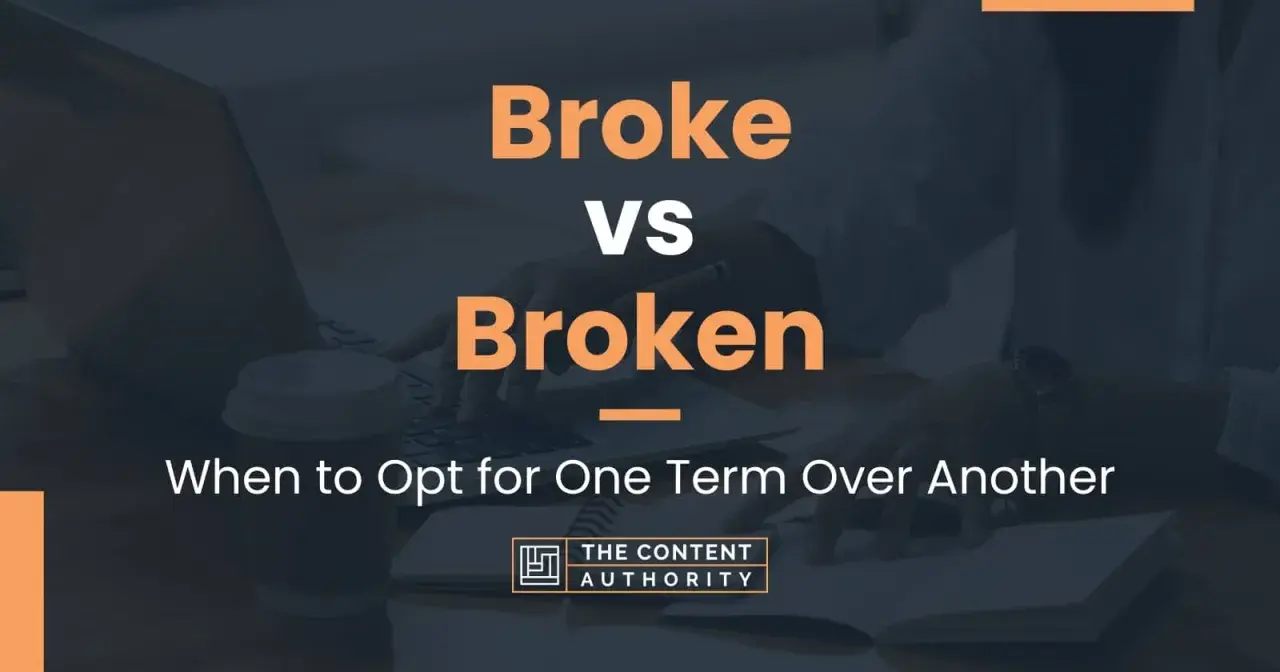 Broke vs Broken: kiedy wybrać jedną formę zamiast drugiej. Dwie osoby pracują przy biurku.
