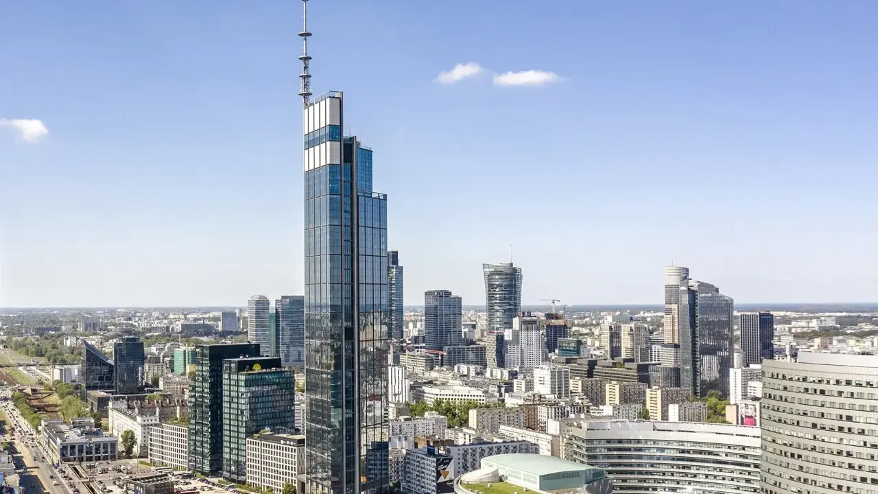 Varso Tower: 53 piętra, 310m najwyższy budynek w Warszawie