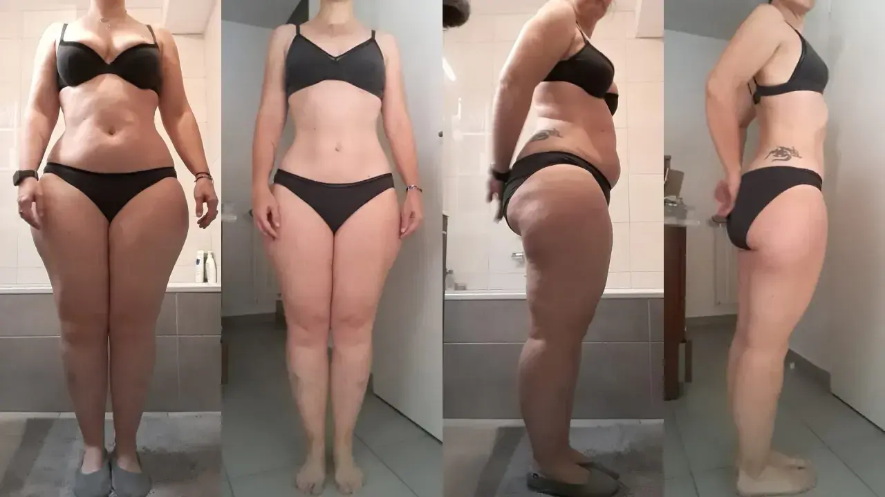 Transformation impressionnante : une femme montre sa silhouette avant et après avoir réussi à perdre 20 kilos en 1 mois.