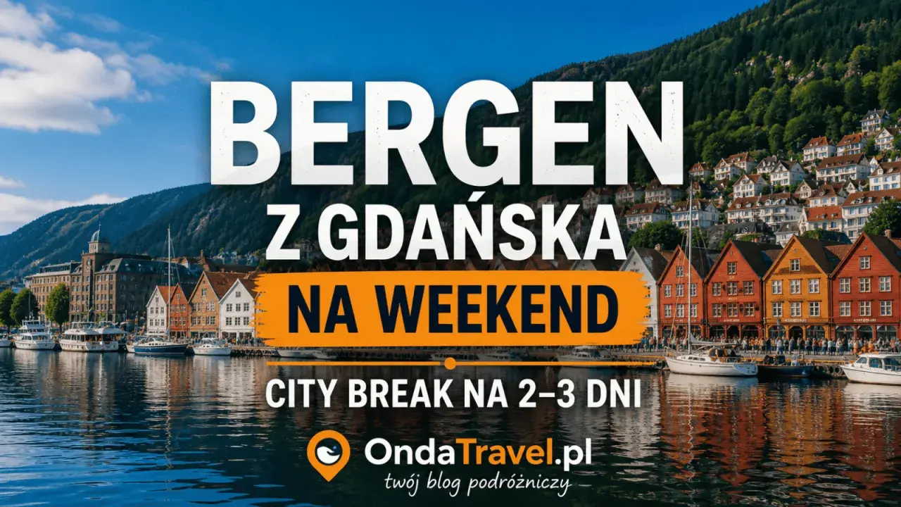Bergen z Gdańska na weekend to idealny pomysł na city break za granicę. Kolorowe kamieniczki nad wodą i góry w tle.