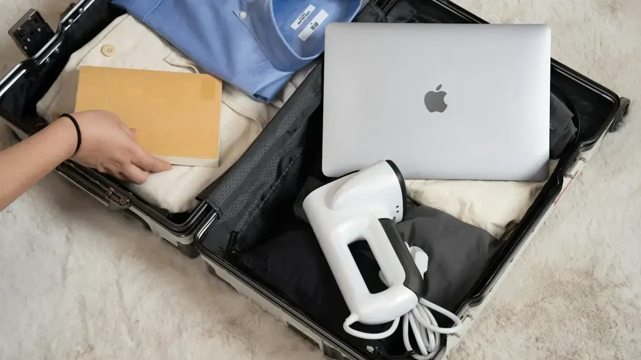 Pakowanie: czy można mieć laptopa w bagażu podręcznym? Tak, obok koszuli i podręcznego parowca.