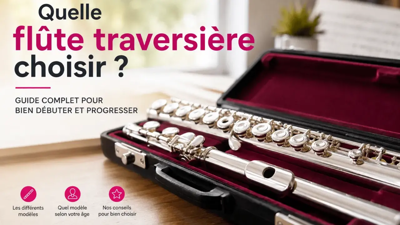 Guide pour bien débuter et progresser : comment jouer de la flûte traversière. Choix de modèles, conseils pour tous les âges.