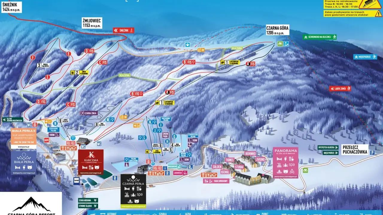 Czarna Góra Resort 2025/26: Narty, trasy, ceny. Twój kompletny przewodnik