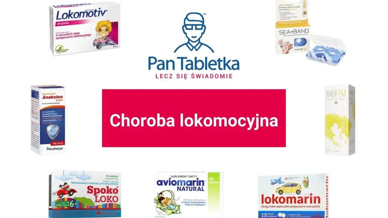 Leki przeciwwymiotne dla dzieci: Lokomotiv, Spoko LOKO, Aviomarin, Anaketon, Lokomarin. Pomoc w chorobie lokomocyjnej.