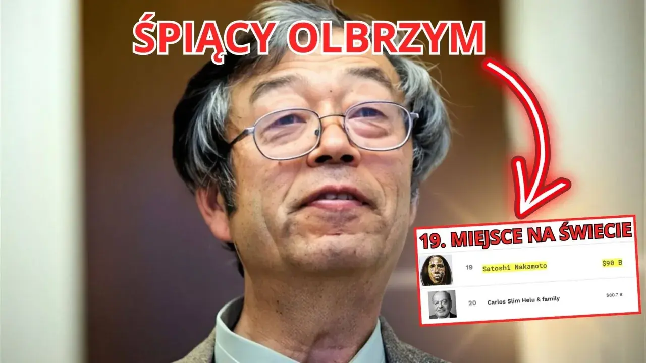 Satoshi Nakamoto, twórca Bitcoina, zajmuje 19. miejsce na świecie z majątkiem 90 miliardów dolarów.