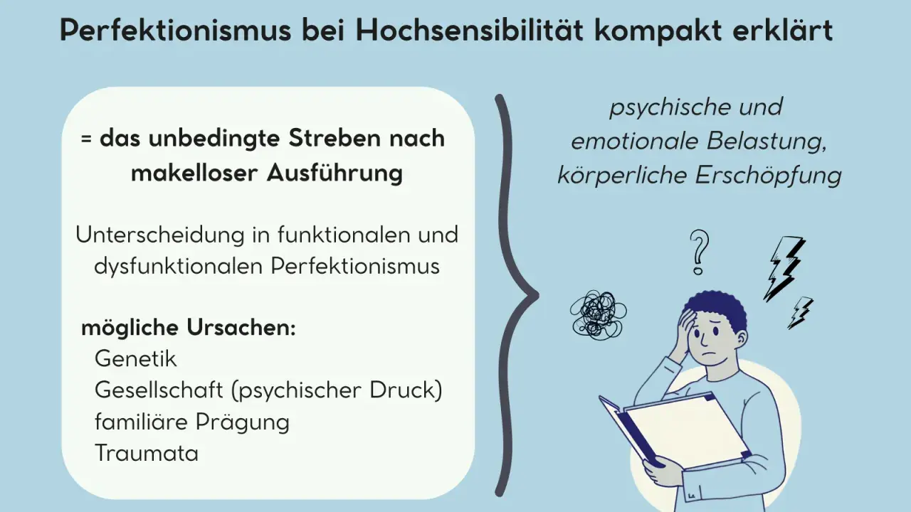 Perfektionismus bei Hochsensibilität: Ursachen in der Kindheit wie familiäre Prägung können zu psychischer Belastung führen.